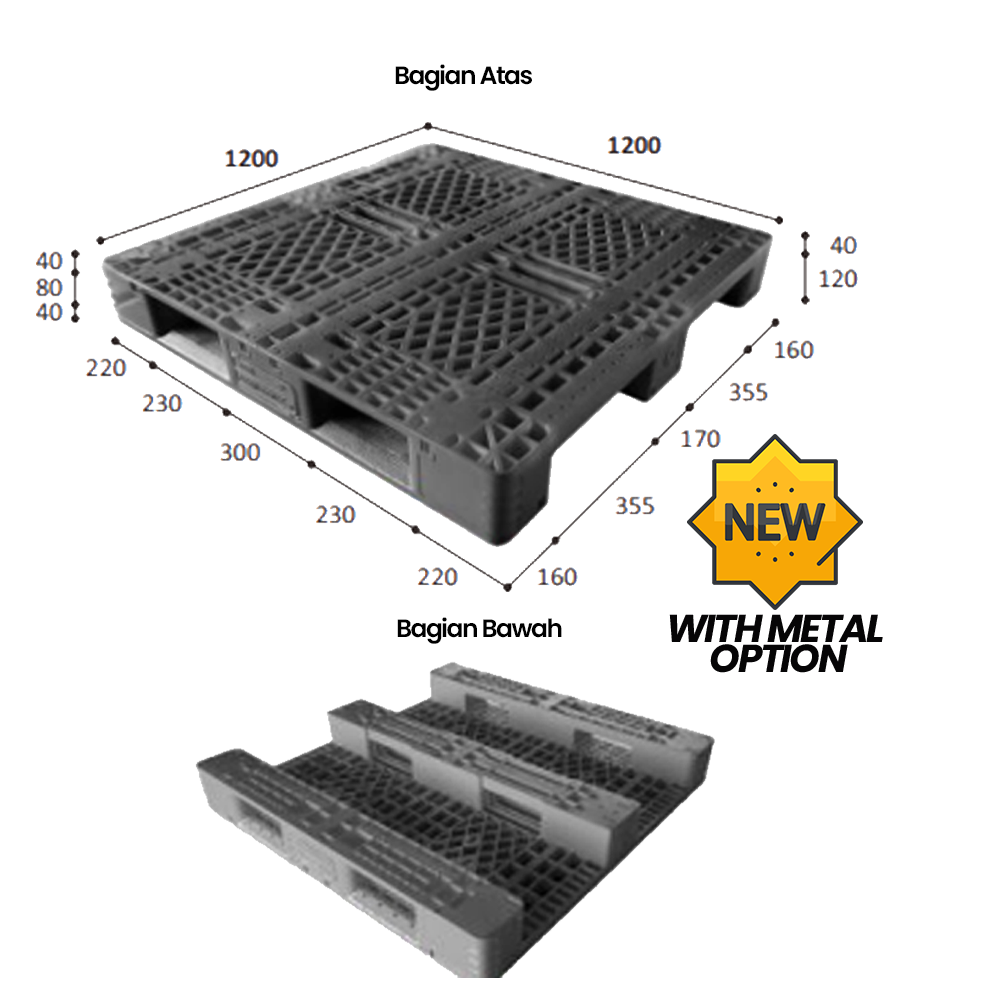 Pallet CP12-12-16 Hitam